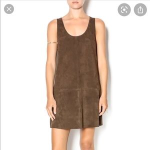 BB Dakota brown suede dress, 100% leather